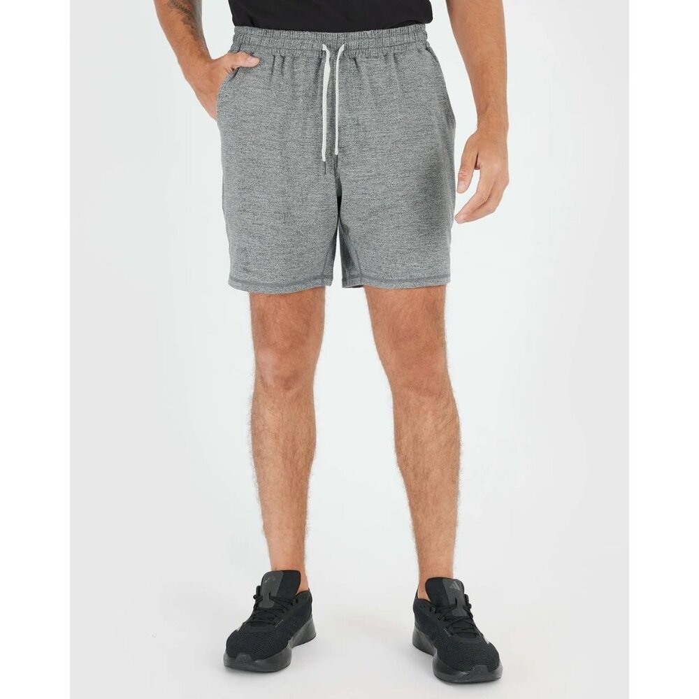 TRUE CLASSIC Heather Gray Active‎ Comfort Shorts - Size 2XL